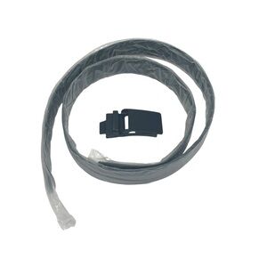 Men’s Black Belt With Black Utility Secure Buckle (Cut To Size 36-44” inch waist